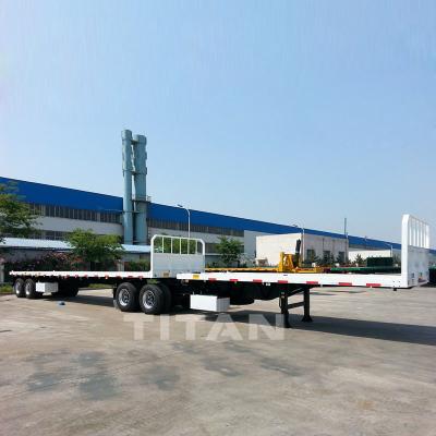 중국 Interlink b-double Flatbed Semi Trailer 판매용