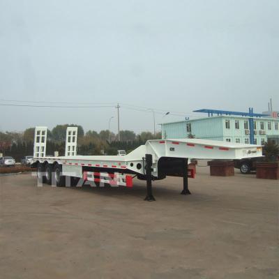 China 60 Ton Lowbed Trailer 3 axles for sale Te koop