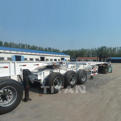 Китай Super Interlink Skeleton Chassis Trailer high quality trailer for sale titan high quality продается