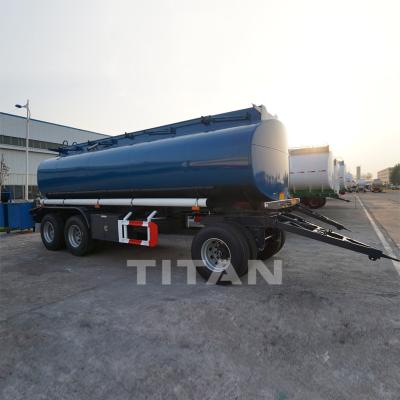 China Fuel dolly drawbar tanker trailers TITAN fuel tank trailer for sale high quality fuel tank trailer for sale Te koop