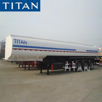 China 3/4 axles 47000/50000 Liter Oil Tanker Semi Trailer water tank trailer Fuel Tank Trailer for sale