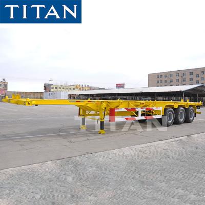 Κίνα TITAN Skeleton Semi-Trailer For Carry Container Transportation προς πώληση