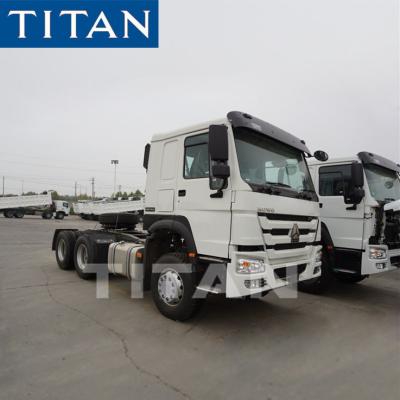 Κίνα TITAN Low Price Sale most popular 371hp Sinotruk 6X4 Howo tractor truck head for Africa προς πώληση