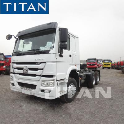 Китай TITAN most popular 371hp Sinotruk 6X4 Howo tractor truck head for sale продается