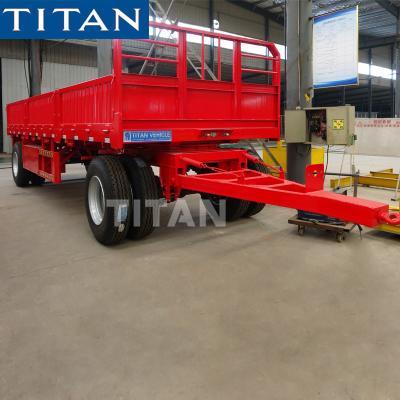 China 30 tonne 2 axle drawbar trucks and trailers for sale-TITAN Vehicle Te koop