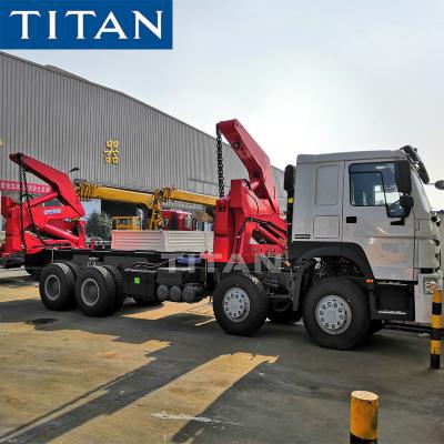 Китай 36 Tonne Lifting Capacity Self Loader Container Truck for Madagascar продается