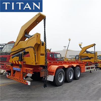 中国 40ft Container Sidelifter Side Loader Trailer for Sale in Nigeria 販売のため