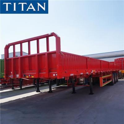 中国 50 Tons Semi Trailer With Removable Side Wall for Sale in Jamaica 販売のため