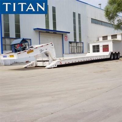 China 100 Tons Detachable Removable Gooseneck Trailer for Sale en venta