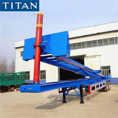 China 2 Ejes Semi-Tipper Chasis de 40 pies de contenedor para la venta en venta