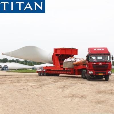 China Venta de remolque de palas de molino de viento para el transporte de turbinas de viento en venta