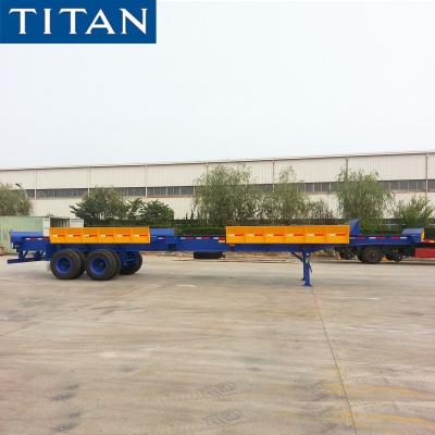 Cina Yard Terminal Trailer - 2 Axle 40ft Sea Port Bomb Cart Trailer for Sale in vendita