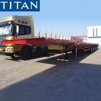 中国 62m Telescopic Trailer Extendable Semi Trailer for Windmill Blade Transportation 販売のため