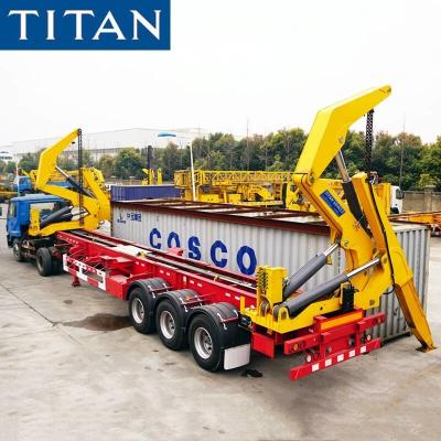 China Spot 20/40Ft Container Trailer Side Loader for Sale Near Me Manufacturer zu verkaufen