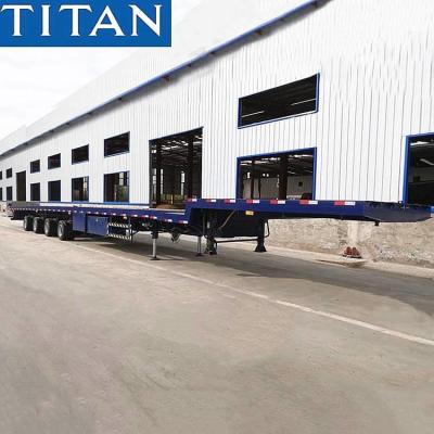 中国 4 Axle Extendable Trailer 58M Wind Blade Turbine Transport Telescopic Trailer 販売のため