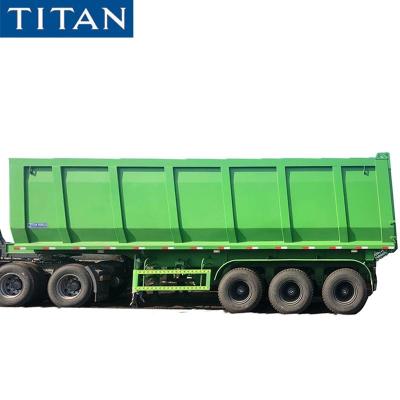 Κίνα 100T Hydraulic Tipper Trailer 35m3 Dump Tipper Trailer Supplier προς πώληση