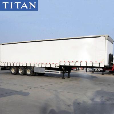 Китай 45FT Tautliner Curtains PVC Tarpaulin Side Curtain Trailer fo Sale продается