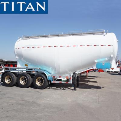 中国 3 Axle Dry Bulk Tanker Trailer 40cbm Cement Bulker Truck Trailer Cement Bulker Truck Trailer 販売のため