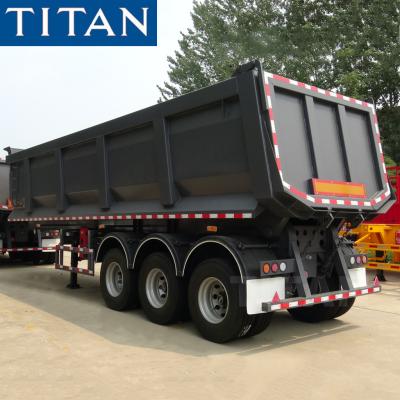 China Hydraulic End Dump Trailer | Tip Tipper Trailer for Sale in Zimbabwe zu verkaufen