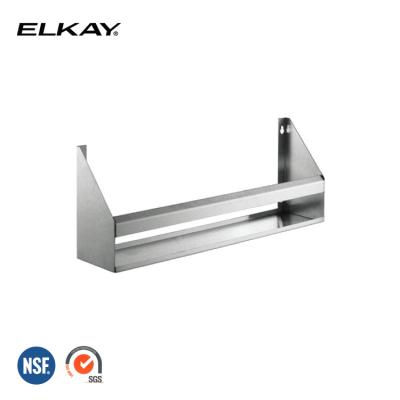 China NSF commercial kitchen/hotel/restaurant/cafe stainless steel hotel restaurant cafe gear rail storage customized single shelf for sale