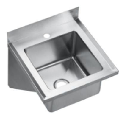 China Restaurant Commercial Kitchen 16 Gauge NSF Stainless Steel Hotel Top Sink ECHS37x37B1-X for sale