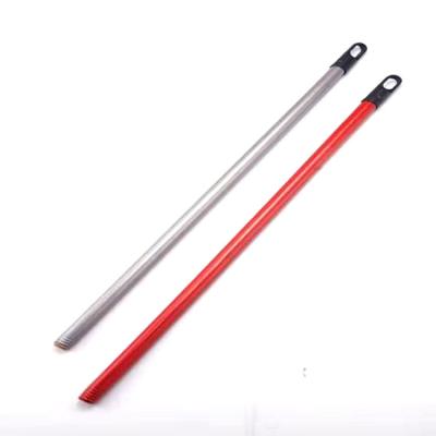 China Not easy to deform wholesale price common household use PVC coated broom handle wooden broom handle for sale