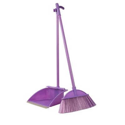 China Not easy to deform high quality durable material quick manufacture latest style of broom and dustpan set for home for sale