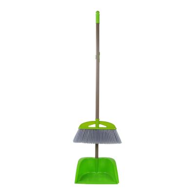 China Not Easy To Deform Long Handle Durable Traditional Lightweight OEM Household Hand Brooms And Dustpan for sale