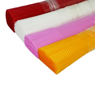 China Professional Manufacturer Wear Resistant Sweeper PP Curved Elastic Bristle For Brooms for sale