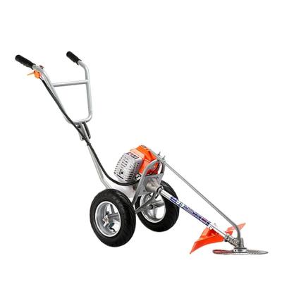 China New Design 2-Stroke Convenient Hand Push Wheeled Grass Trimmer 43cc In India for sale