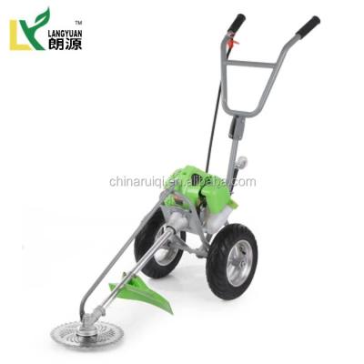 China hot sale 2-Stroke china hand push 2 wheel brushcutter brush cutter price for sale