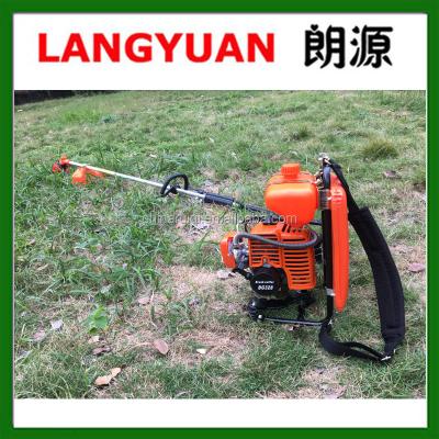 China 2-Stroke Backpack 30.5cc BG328 Gasoline Brush Cutter Grass Cutter for sale