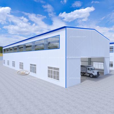 China House Self Design Steel Fabricated Workshop Steel Structure Warehouse, Indoor Steel Structure Building, Prefabricated Steel Structures for sale