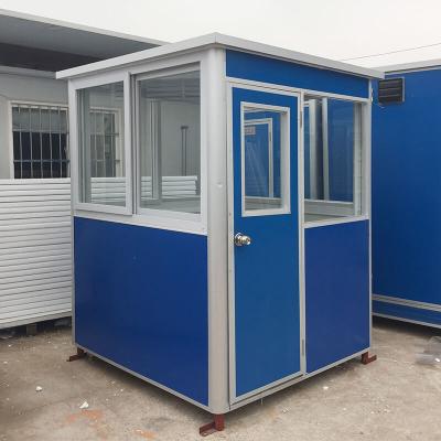 China Modern Prefab Prefab Guard Storage Booth Liftable Guard House, Portable Home Outdoor Security Design Security Use Sentry Box for sale