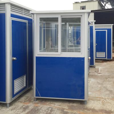 China High Quality And Hot Modern Portable Security Booth For Sale, Outdoor Security Guard House From Guangzhou Manufacturer for sale