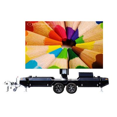 China Hot Sale P6.67 Outdoor Advertising Outdoor Led Display Billboard Sports Pickup Truck Trailer Vehicle Car for sale