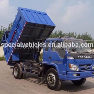 China New High Quality 14 Ton Auto Weapon Waste Truck Garbage Dump Truck Garbage Dump Truck, Hook Lift Garbage Tipper 1875 Kg for sale