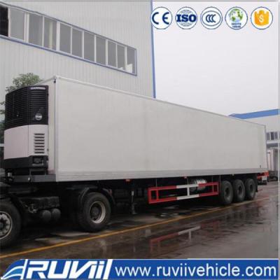 China 30ton cooling van semi trailer truck trailer, 40ft refrigerated semi trailer for sale