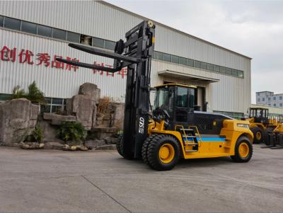 China 25 Ton 28 Ton 30 Ton Diesel Forklift With-MODEGEKKENrops Cabine Te koop