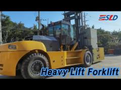 20ft Containers Heavy Lift Forklift 25 Tons Hydraulic For Seaport