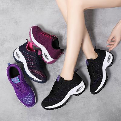 China Fashion trend factory direct supply qualitywo high plus size air cushion sneakers for women casual rocking shoes for sale