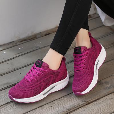 China 2021 All Seasons Air Cushion Thick Bottom Women's Cushioning Shoes Platform Sneakers Ladies CUSHIONING for sale