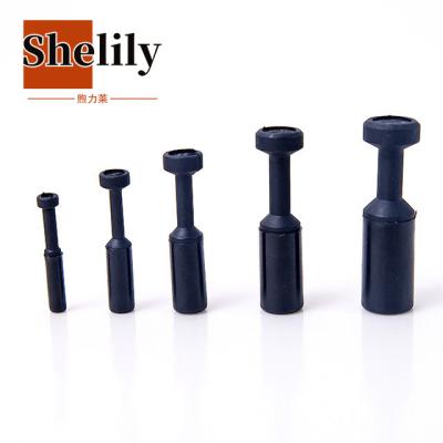 China Building Material Shops PP Type Inch Core Plastic Pneumatic Plug 1/4 Inch PBT Plug Push To Connect Fixture for sale