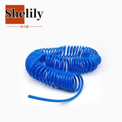 China 8*5mm PU Polyurethane Tubing Spiral Air Hoses Line For Air Compressor Fitting for sale