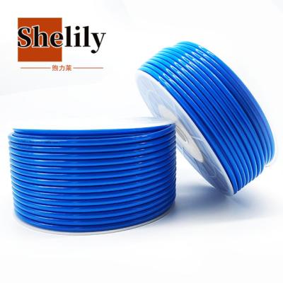 China PU Blue Color 10*6.5 Mm Straight PU Pneumatic Hose for sale