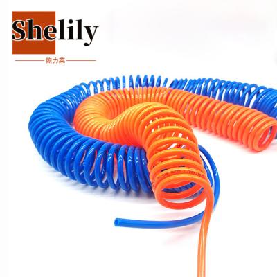 China PU Polyurethane Plastic Tube Coiled PU Hose 8x5mm For Pneumatic System for sale