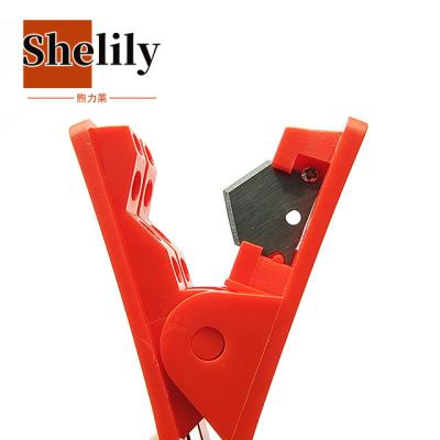 China Cutting Manual Type Pneumatic Pipe Cutter Air Pipes PU PP PA PE Plastic Pipe Cutter for sale