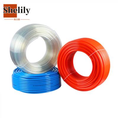 China Blue Red Color PU Hose Pneumatic Airline Black Polyurethane Hose Compressible Tube Tubing For Liquid Transfer for sale