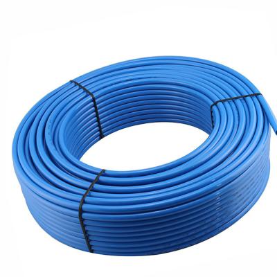 China Plastic PA11 Nylon Blue Color Straight 1/4 3/8 Air Nylon Tubing For Pneumatic System for sale