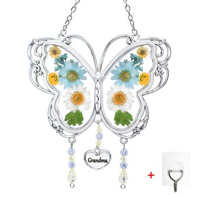 China Modern Design Metal Frame Butterfly Charm Cheap Blue Silver Gold Butterfly Charms for sale